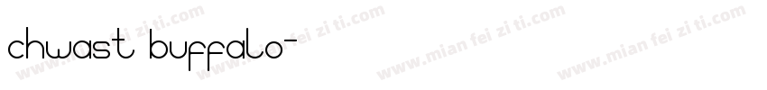 chwast buffalo字体转换
